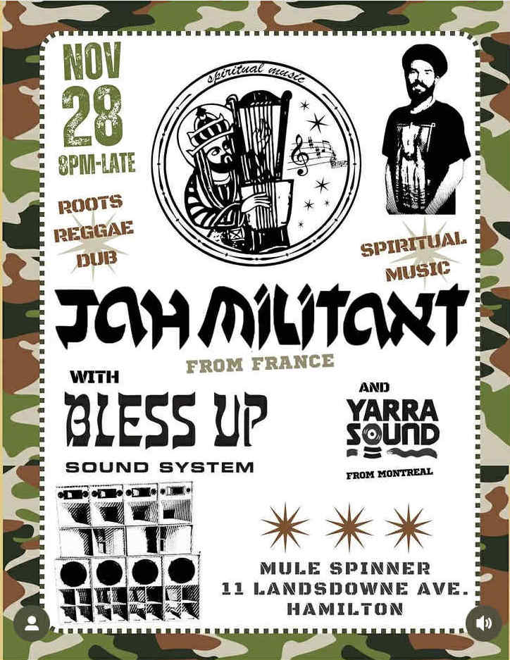 Jah Militant - Yarra Sound - Blessup Soundsystem