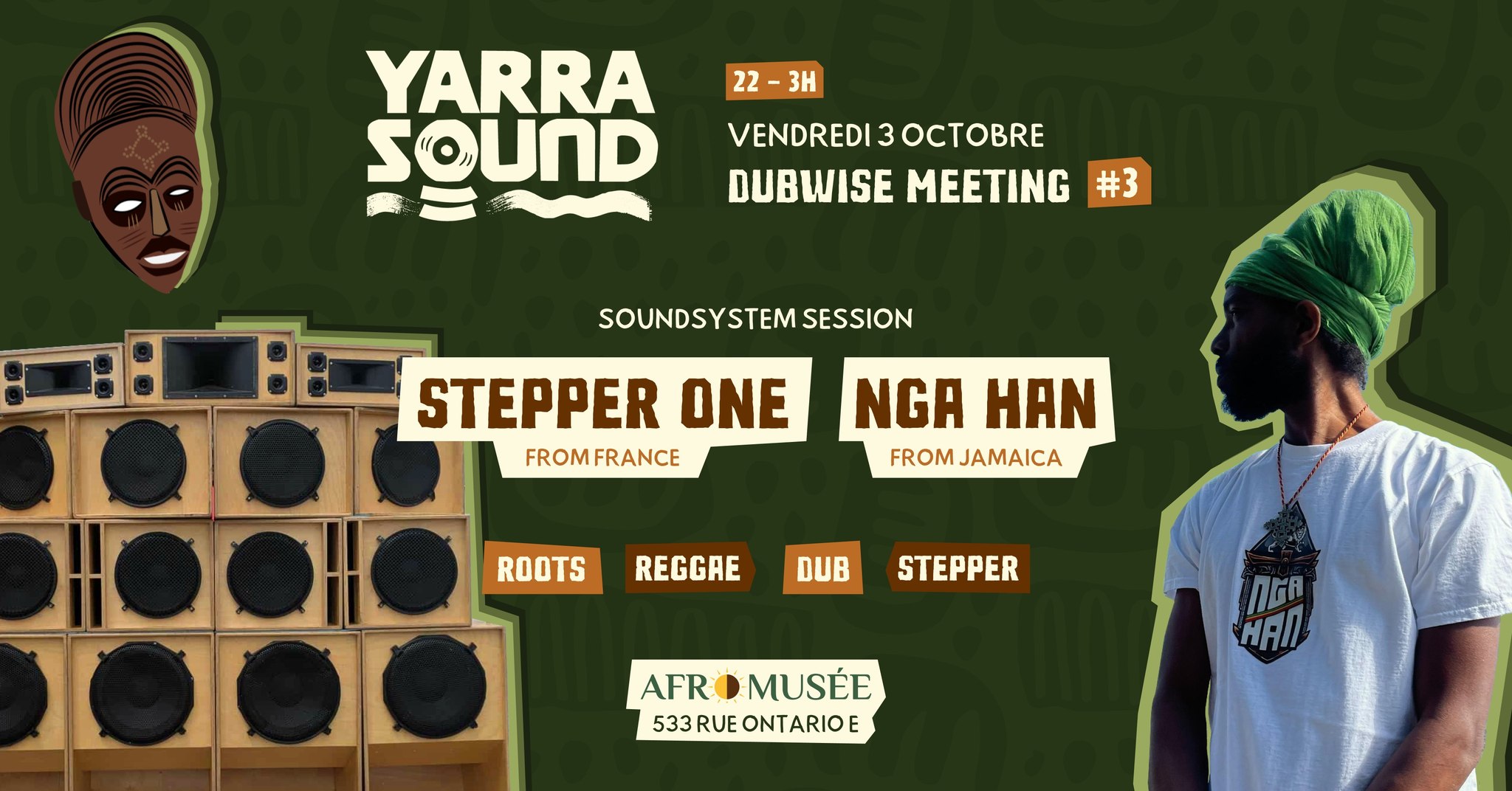 Dubwise Meeting #3 - Yarra Sound Invite Stepper One & Nga Han