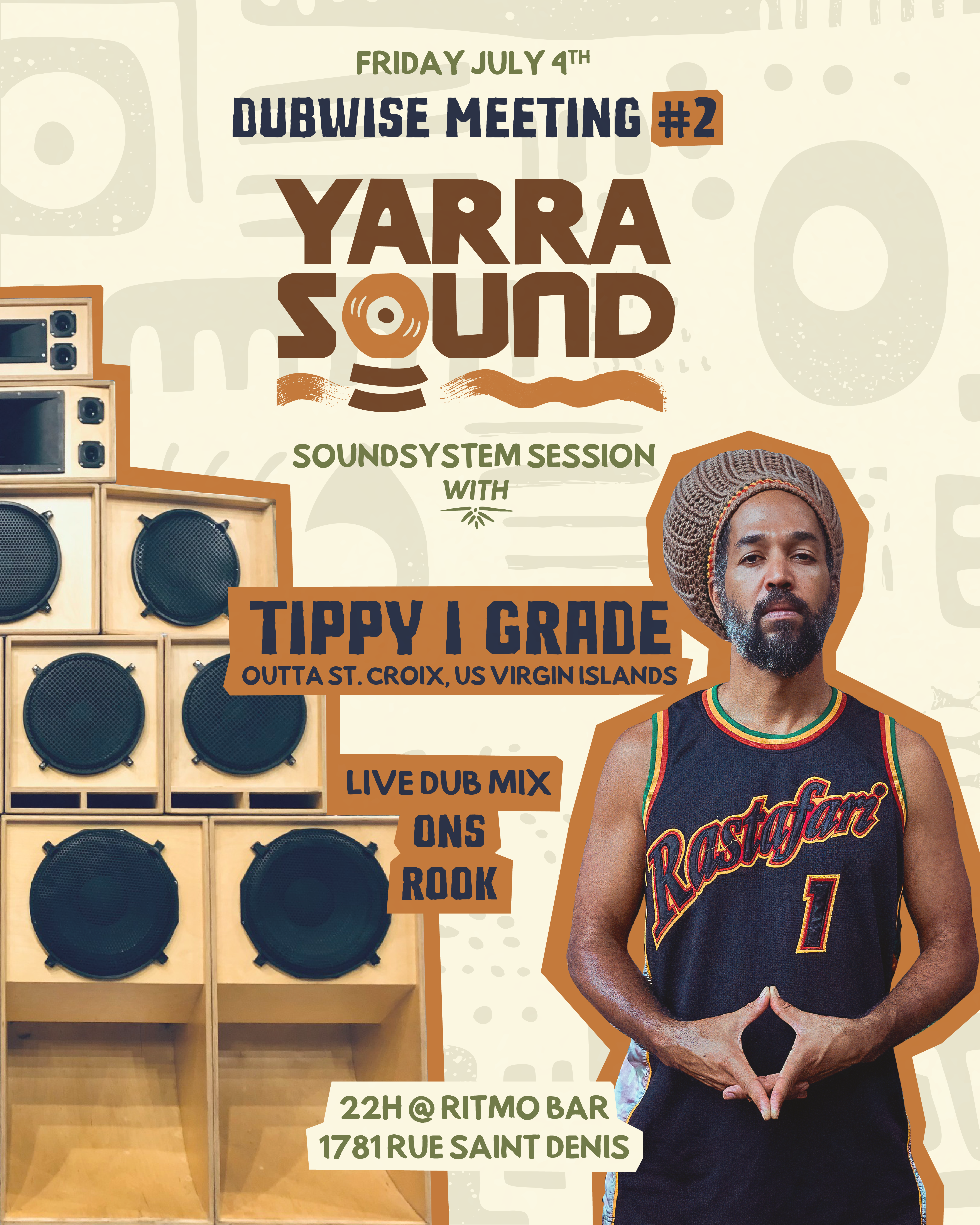 Yarra Sound - Dubwise Meeting # 2 - Invites Tippy I Grade, Rook and O.N.S